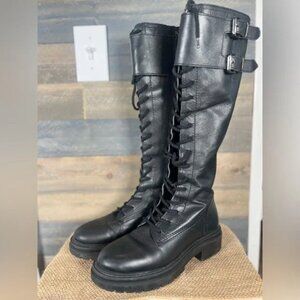 Steve Madden Leather Lenky Knee-High Boots